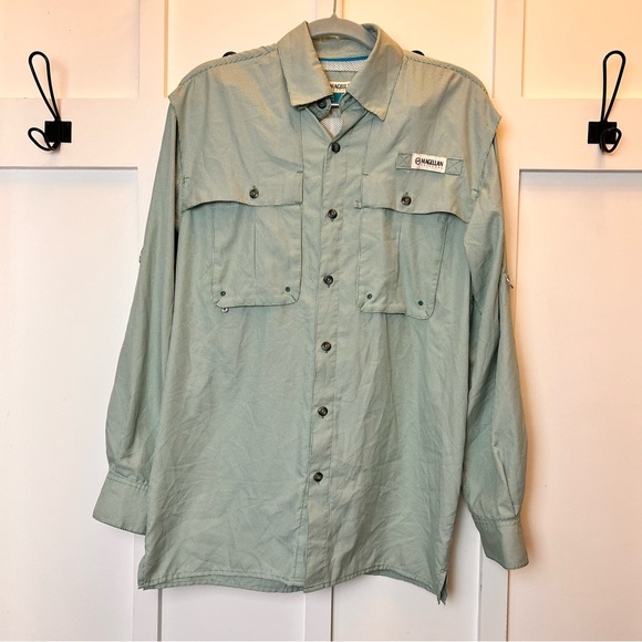 Magellan Fish Gear Moisture Wicking Women's Button Up Shirt Relaxed Fit Size XS - Picture 1 of 6